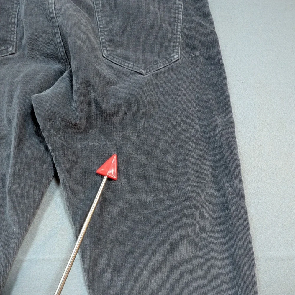 Flint and Tinder Corduroy Pants Mens‎ 32x32 Charcoal Grey Tapered Fit 5-Pocket